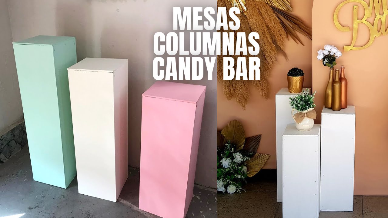 Watch COMO HACER UNAS MESAS - COLUMNAS PARA CANDY BAR - FIESTAS EVENTOS Now COMO HACER UNAS MESAS - COLUMNAS PARA CANDY BAR - FIESTAS EVENTOS