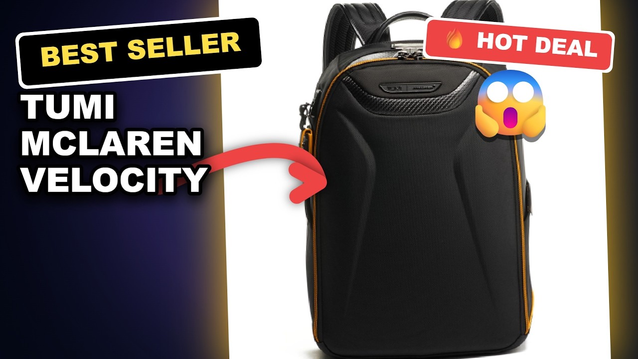 TUMI McLaren Velocity Backpack Tested: Is This Worth the Hype for Tech & Travel?