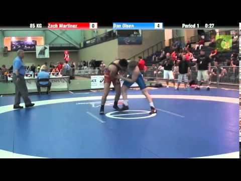 Greco 85 KG Zach Martinez vs. Dan Olsen