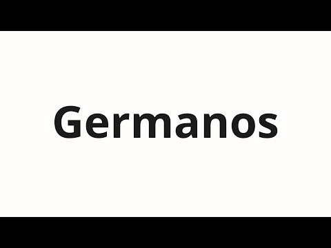 How to pronounce Germanos