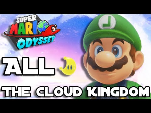 Super Mario Odyssey: All Power Moons (Cloud Kingdom) - Walkthrough