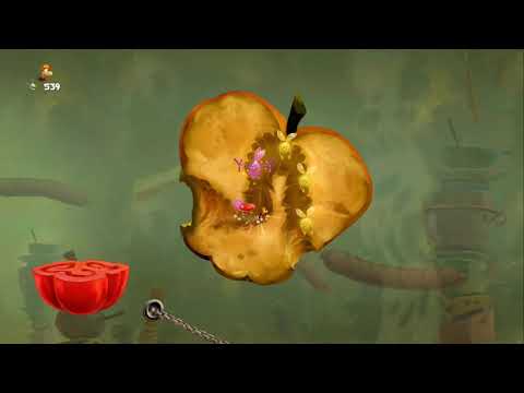 Rayman Legends 100% Walkthrough Part 14 - World 3 - Spoiled Rotton & Run for Your Life