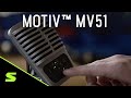 мініатюра 0 Відео про товар Цифровий конденсаторний мікрофон SHURE MV51 / A