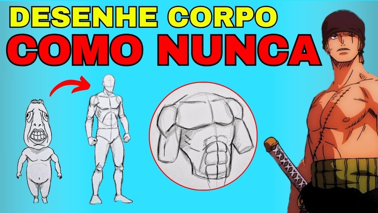 How to Draw Anime Male Body Easy!