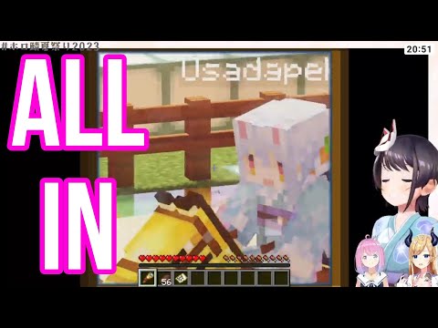 Hololive Cut - Oozora Subaru Went All In For Pekora And Regret It | Minecraft [Hololive/Sub]