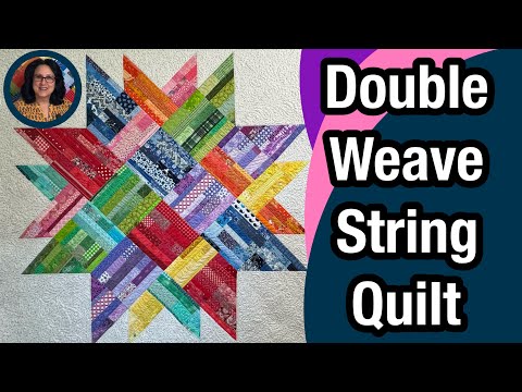 🔥 Double Weave String Quilt || PDF Pattern