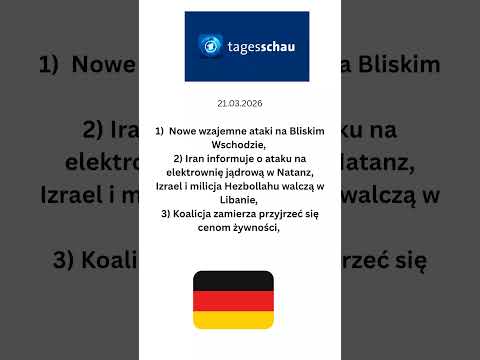 Dziennik telewizyjny @tagesschau 21 marca