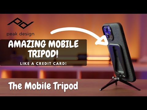 Peak Design - Mobile Tripod - Juodas video