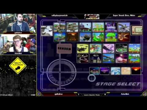 SBiB - quiKsilver (Samus) vs Askeflink (Falco) - Melee Losers Quarter Finals