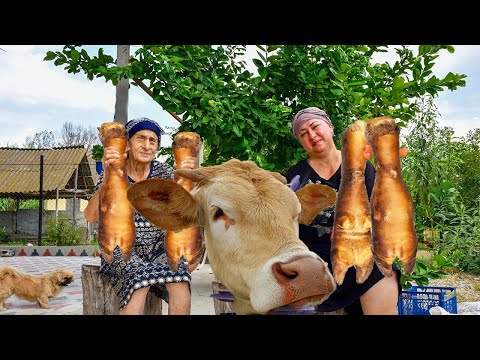 AZERBAIJANI KHASH REAL RECIPE MADE FROM COW'S HOOVES AND HEAD!