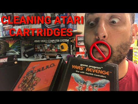 How to Clean Atari 2600 Cartridges - Tips & Tricks