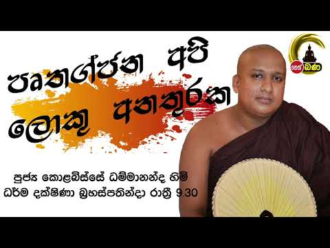 2022/04/28  Kolobisse Dhammananda Thero - 9.30PM BANA ධර්ම දක්ෂිණා