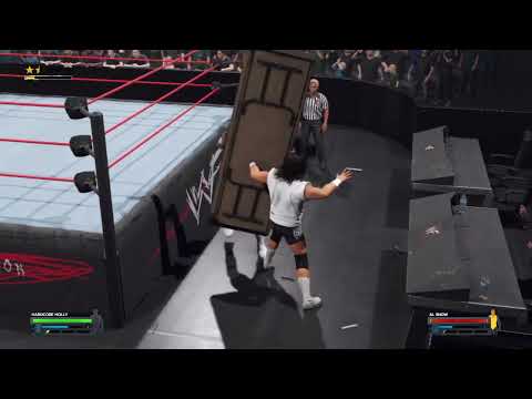 WWE 2K24 St Valentines Day Massacre Al Snow Vs  Hardcore Holly Hardcore Championship Match