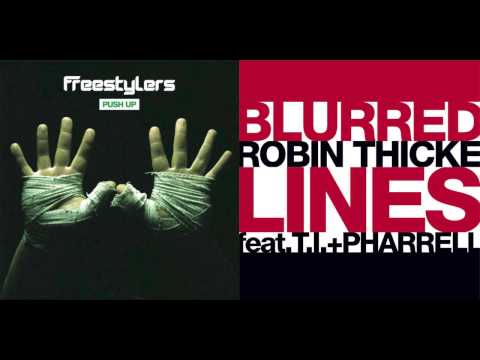 Mashup: Push Up Blurred Lines (Freestylers vs Robin Thicke)