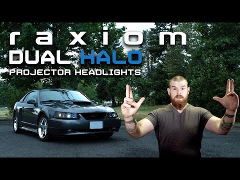 Raxiom Dual Halo Projector Headlights - Review and Install | 99-04 New Edge Mustang GT