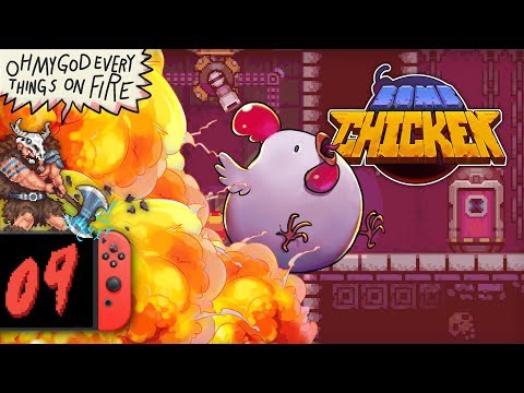 Nervous Breakdown Imminent | Let's Play Bomb Chicken Nintendo Switch | Nindies