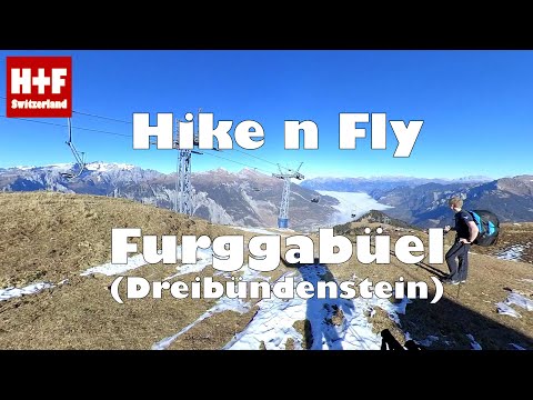 Hike n Fly Furggabüel (Dreibündenstein/Chur) from Brambrüesch