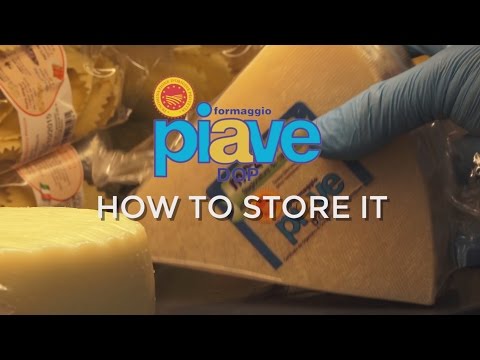 How to store the original Piave PDO cheese