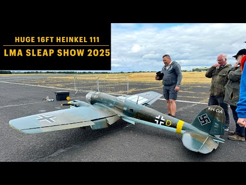 Huge RC (16foot Wingspan) HEINKEL 111 - German WW2 Bomber - LMA Sleap 2025