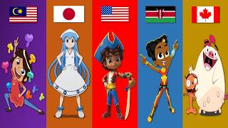 Cartoons From Different Countries | Pt.134