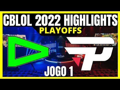 LOUD x PAIN CBLOL MELHORES MOMENTOS Jogo 1 | CBLOL 2022 2ª Etapa Playoffs | LOUD x paiN Gaming