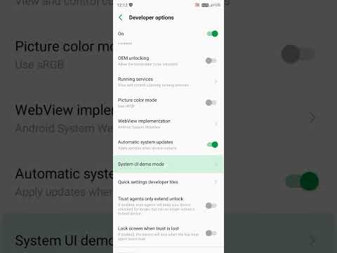 System UI Demo Mode || enable demo mode || show demo mode