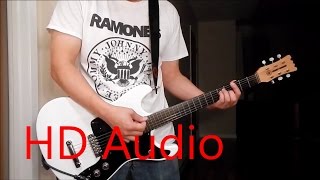 Ramones – Let’s Dance (Guitar Cover), Barre Chords, Downstroking, Johnny Ramone