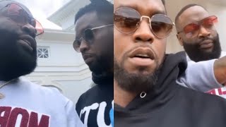 Rick Ross Kisses P Diddy nearly to Open Up about their Romantic Relationship at his Mansion video