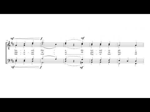 Österlensvisan (Manskör) - Bas 1