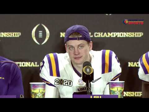 LSU National Championship Postgame News Conference - Jan. 13, 2020