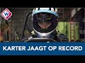 16-jarige Steven jaagt op wereldrecord karten in 24 uur: 'Het wordt enorm zwaar'