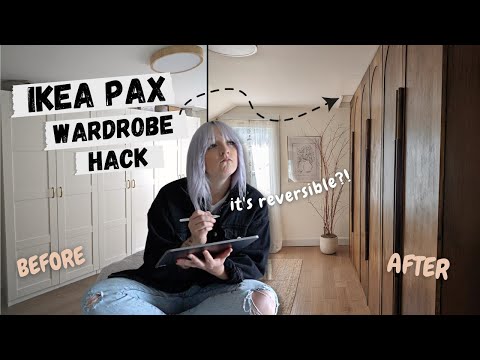 *renter friendly* IKEA Pax Wardrobe Hack | HOME MADE HOME | DIY DANIE