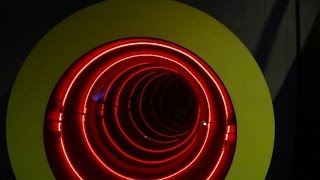 preview picture of video 'Mirror Magic - Curving Tunnel At Science City Calcutta, West Bengal, India Video'