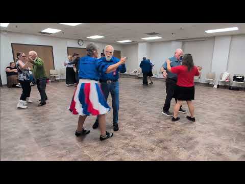Round dancing with Gerry Tevlin cueing at the Missouri State Festival in Cape Girardeau 10/10/25.