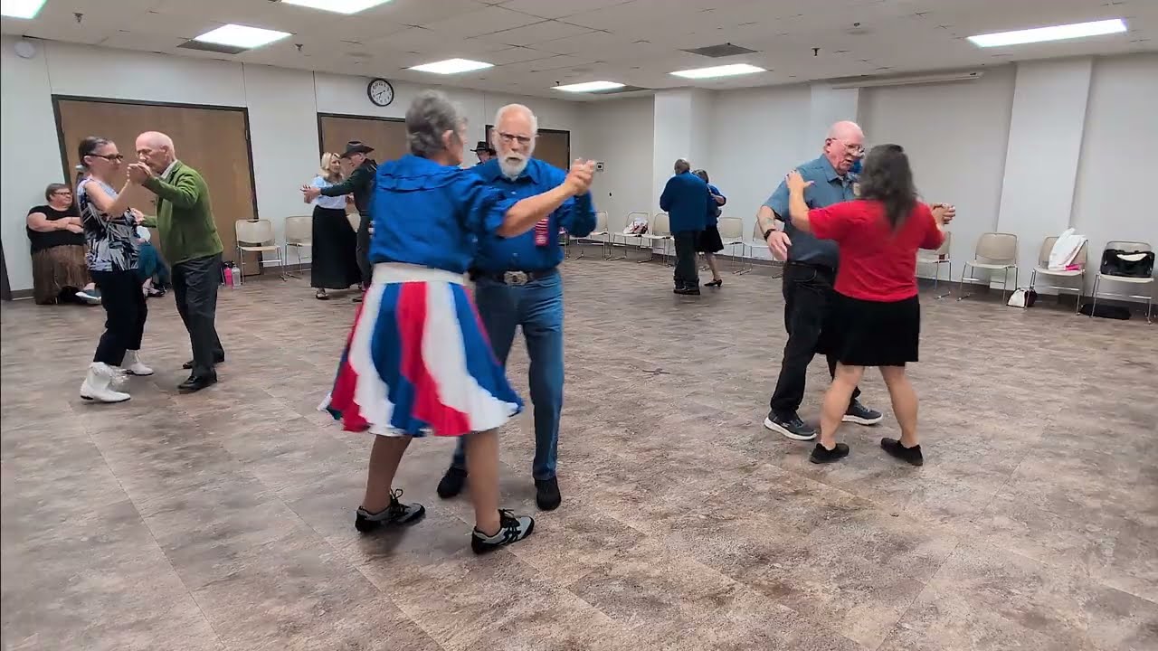 Round dancing with Gerry Tevlin cueing at the 66th Annual Missouri State Festival in Cape Girardeau 10/11/25