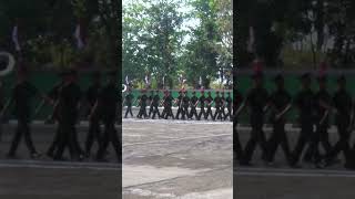 Download lagu Pasukan Upacara Pelantikan Tamtama TNI AD #shorts mp3