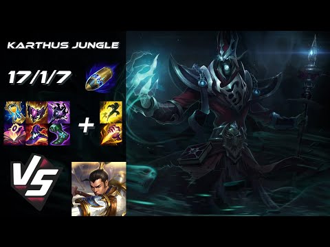 JUNGLE Karthus vs Xin Zhao - EU Grandmaster Patch 14.14
