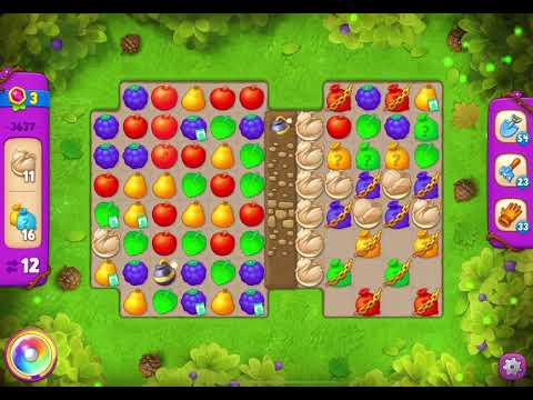 GardenScapes Level 3637 no boosters (26 moves)