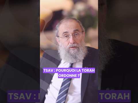Paracha Tsav : pourquoi la Torah ordonne ? #torah #judaisme #emouna #importantquestions