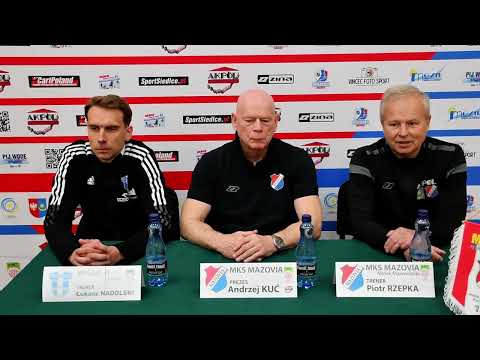 Konferencja po meczu MKS Mazovia Mińsk Maz. - Wisła II Płock