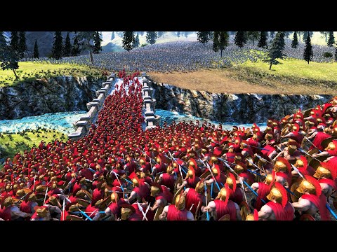 EPIC BATTLE OF THERMOPYLAE | 1000 SPARTANS vs 11000 PERSIANS - Ultimate Epic Battle Simulator