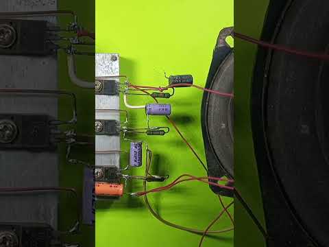 3 transistor bridge amplifier.