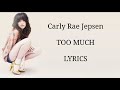 Carly Rae Jepsen Too Much Lyrics