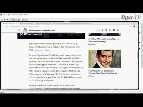 August 26th, 9AM ET Market Update on TFNN - 2020