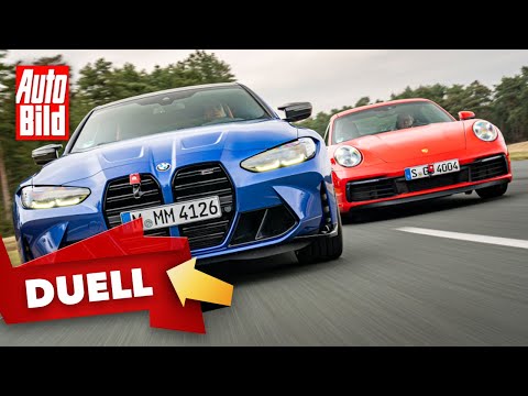 911 Carrera S vs. M4 Competition (2021) | Zwei Sportler am Limit | Test mit Stefan Novitski