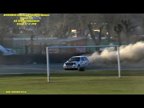 WIŚNIOWSKI Bogdan / WIŚNIOWSKI Mateusz - Renault Clio  - KJS 30 Rajd Podkarpacki Krosno 02-12-2018