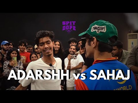 Adarshh vs Sahaj | Rap Battle | Spit Dope : Roots