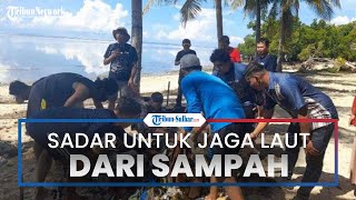 Warga Polman Lakukan Aksi Bersih-bersih Laut, Pendiri Komunitas Laut Biru: Jaga Laut dari Sampah