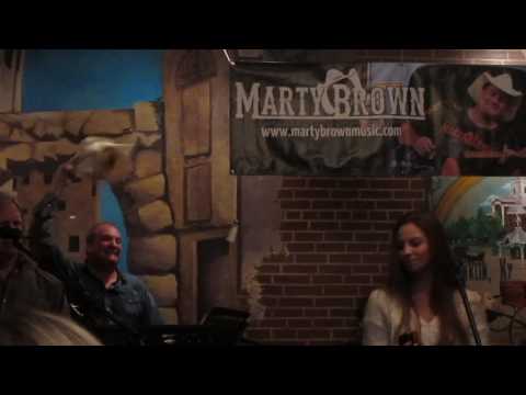 Marty Brown and Emma Brown at the Brickyard Cafe 2016