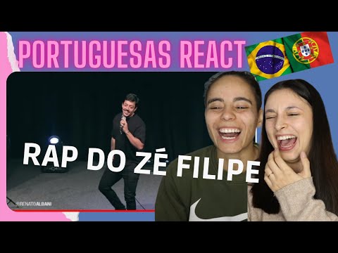 Portuguesas reagem a STAND UP DE @renatoalbani RAP DO ZÉ FILIPE E VIRGINIA